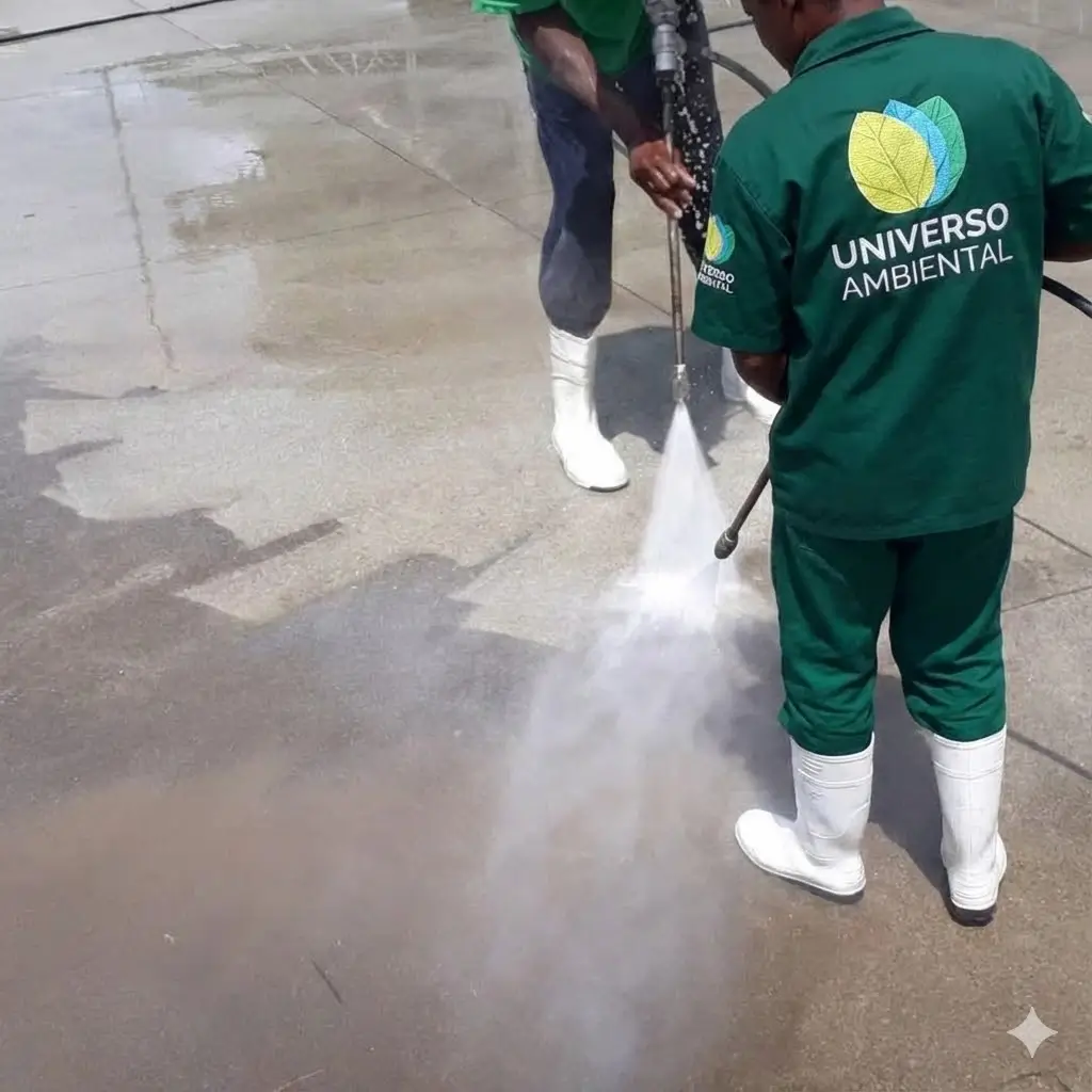 Limpeza de Galpão com Hidrojateamento