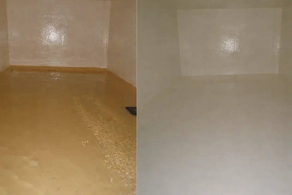 Limpeza de caixa de água subiterranea